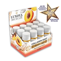Luxoya Collagen Shot Gyűjtődoboz 12x60 ml - Őszibarack-Kókusz ízű