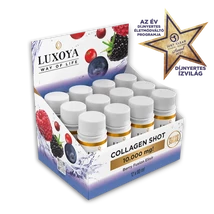 Luxoya Collagen Shot Gyűjtődoboz 12x60 ml - Erdei gyümölcs ízű