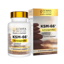 Luxoya KSM-66 Ashwagandha Étrend-kiegészítő Kapszula 60 db - Hűségpontos akció - 96 pont