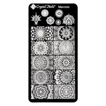 CN körömnyomda sablon Mandala dejavu