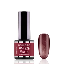 BB Cat Eye Satin Géllakk 4 ml - Burgundy
