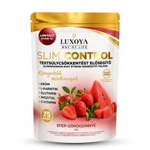 Luxoya Slim Control (Testsúlycsökkentést elősegítő italpor) 300 g - Eper-Görögdinnye