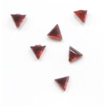 CN Strassz Háromszög Mintázott 50 db #Piros