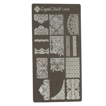 CN körömnyomda sablon-lace dejavu