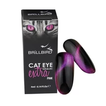 BB Hema Free Cat Eye Géllakk 4 ml - Pink