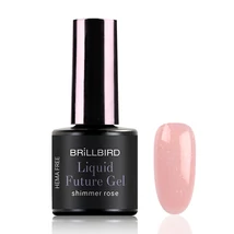 BB Liquid Future Polygel (Ecsetes építőzselé) 8 ml - Shimmer Rose