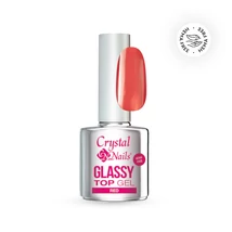CN Glassy Hema Free Top Gel (Fényzselé) 4 ml - Red