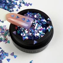 BB körömdísz- 3D háromszög Turquoise dejavu