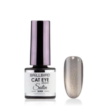BB Hema Free Cat Eye Satin Géllakk 4 ml - Silver THF