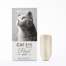 BB Cat Eye Pearl Géllakk 4 ml - White 