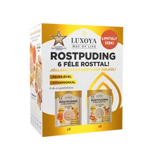 Luxoya Rostpuding Kóstolócsomag 6x25 g - Limitált téli ízekkel