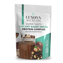 Luxoya Vegán Protein Complex (Fehérje italpor) 450 g - Csokoládé-Mogyoró ízű