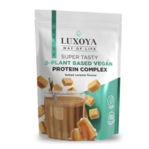 Luxoya Vegán Protein Complex (Fehérje italpor) 450 g - Sós karamella ízű