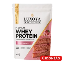 Luxoya Whey Protein (Tejsavó fehérje italpor) 450 g - Puncs-torta ízű