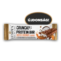 Luxoya Crunchy Protein Bar (Fehérje szelet) 45 g - Karamella-Kókusz ízű