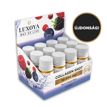 Luxoya Collagen Shot (Folyékony Kollagén) Gyűjtődoboz 12x60 ml - Erdei gyümölcs ízű