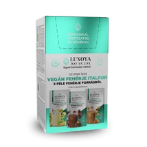 Luxoya Vegán Protein Complex (Fehérje italpor) Gyűjtődoboz 6x30 g
