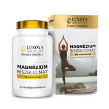 Luxoya Fully Reacted Magnézium+B6 Vitamin - 60 db