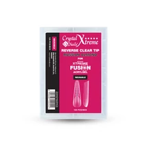 CN Russian Almond Reverse Clear Tip (Xtreme Fusion Akrilzseléhez) - 120 db