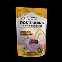 Luxoya Rostpuding 300 g - Fehér csokoládé-Erdei gyümölcs