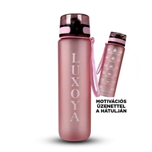 Luxoya Motivációs kulacs - rózsaszín