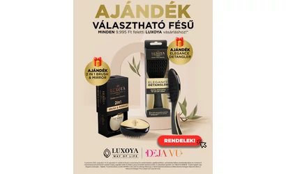 AJÁNDÉK Luxoya fésű!
