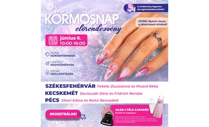 Szeretettel meghívunk Crystal Nails 2026 Nyár Körmösnap rendezvényünkre!
