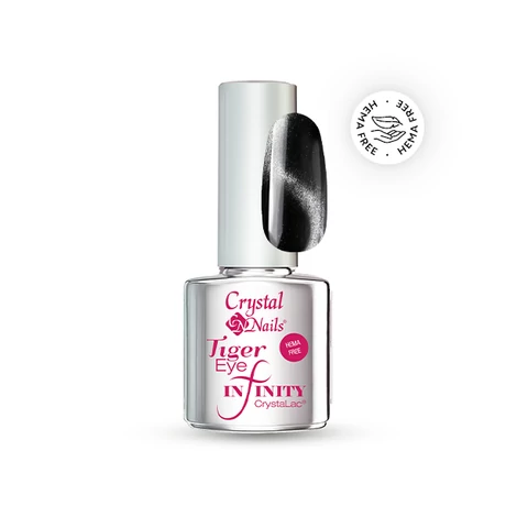 CN Tiger Eye Infinity Hema Free Crystalac (géllakk) 4 ml - 09 Silver