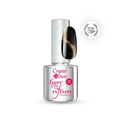 CN Tiger Eye Infinity Hema Free Crystalac (géllakk) 4 ml - 08 Gold