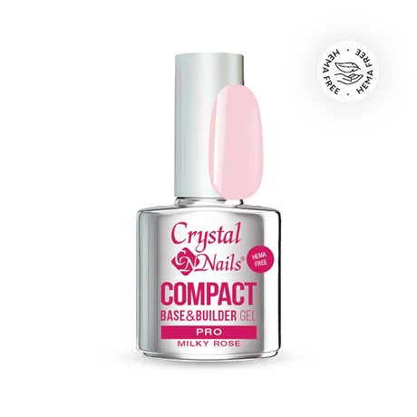 CN Compact Pro Hema Free Alapozó- és Építőzselé 13 ml - Milky Rose