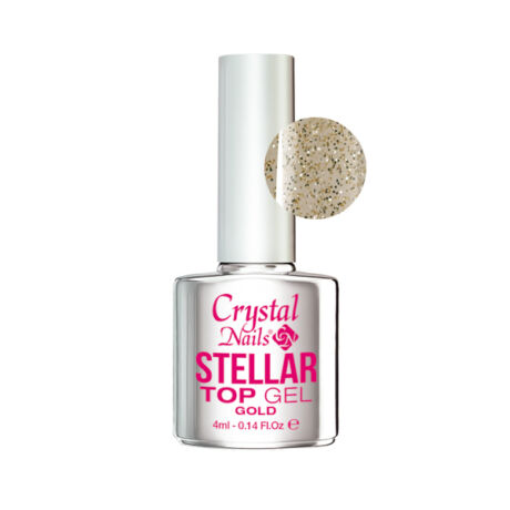 CN Stellar Top Gel (Csillámos fényzselé) 4 ml - Gold