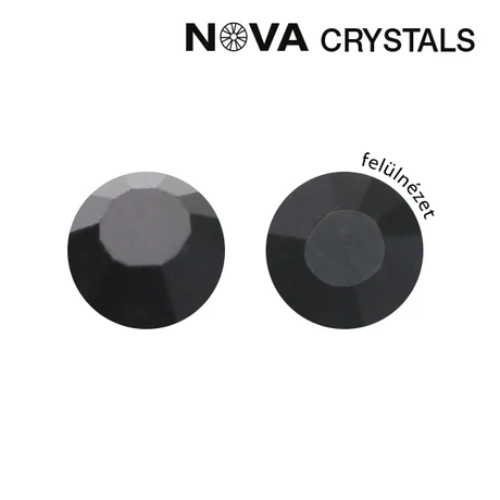 CN Nova Crystals Strasszkő SS5 (1,8 mm) 100 db - Black