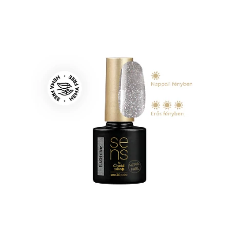 CN SENS 3G Polish Flash Hema Free Géllakk 4 ml - Silver