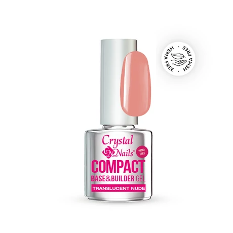 CN Compact Base Gel Hema Free (Alapozó zselé) 4 ml - Translucent Nude