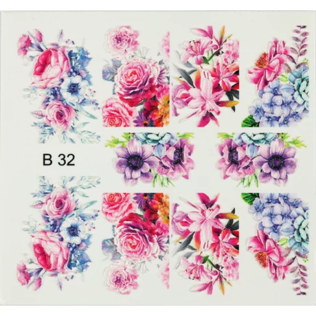 BB 3D Effect Köröm matrica - B32