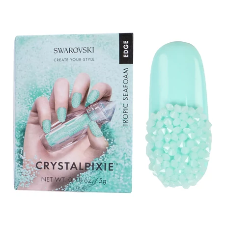 CN Swarovski Crystal Pixie - Edge Tropic Seafoam