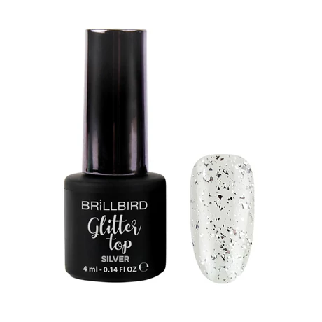 BB Glitter Top (Csillámló Fedőfény) 4 ml - Silver
