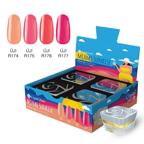 2021 Miami Sunrise - Royal gel (Színes zselé) Készlet