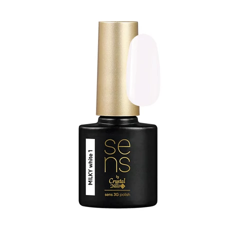 CN SENS 3G Polish géllakk 4 ml - Milky White 1