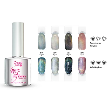 CN Tiger Eye Infinity Crystalac (géllakk) 4 ml - 10