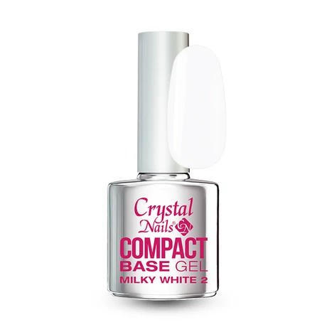 CN Compact Base Gel (Körömerősítő és Alapozó zselé) 4 ml - Milky White 2