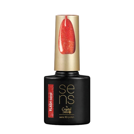 CN SENS 3G Polish Flash Hema Free Géllakk 4 ml - Coral