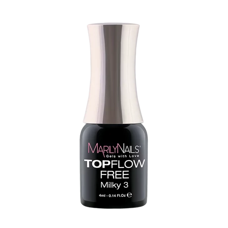 MN Milky TopFlow Free (Fixálásmentes fényzselé) 4 ml - 03