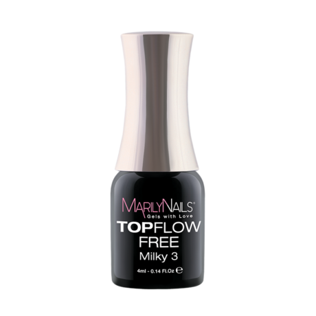 MN Milky TopFlow Free (Fixálásmentes fényzselé) 4 ml - 03