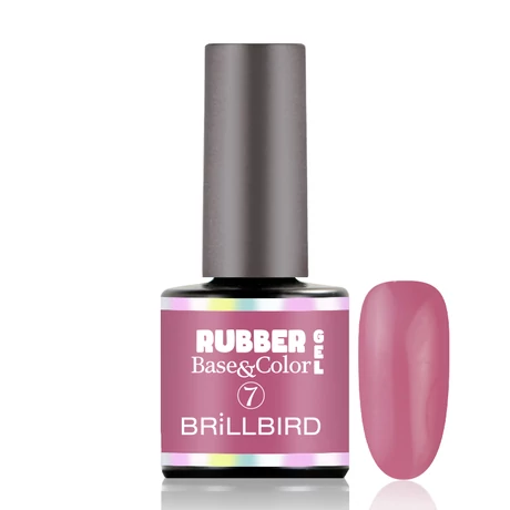 BB Rubber Base&Color Gel (Színezett Alapozózselé) 8 ml - 07