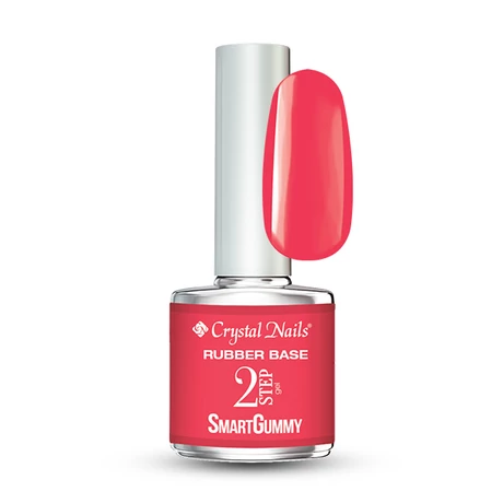 CN 2S SmartGummy Rubber Base Gel (Rugalmas alapozó zselé) 8 ml- Nr33 Glowy Strawberry