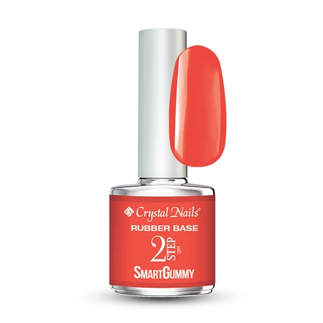 CN 2S SmartGummy Rubber Base Gel (Rugalmas alapozó zselé) 8 ml - Nr34 Glowy Fire