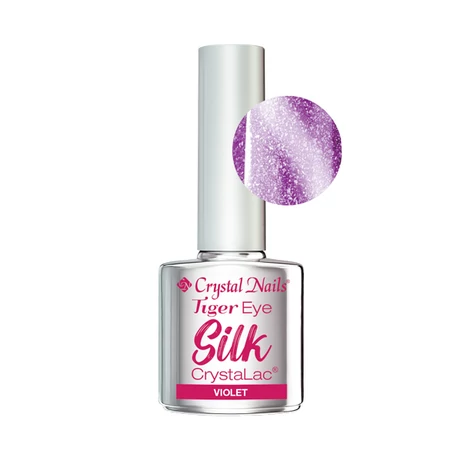 CN Tiger Eye Silk Géllakk 4 ml - Violet