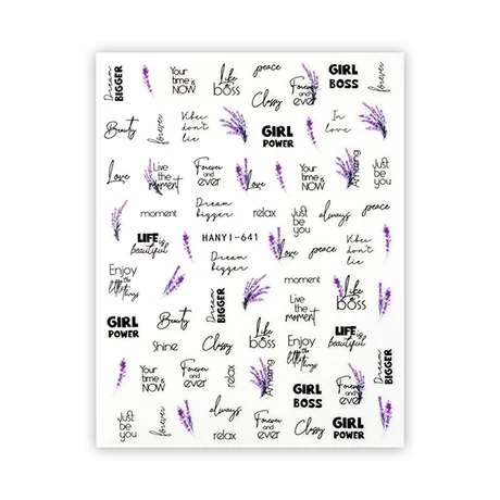CN Köröm matrica - HANYI-641 (Lavender)