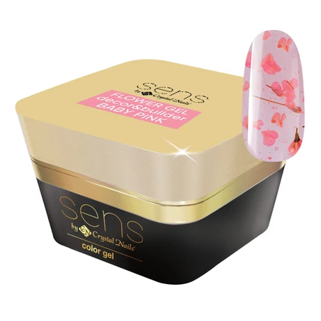 CN SENS Flower Díszítő és Építőzselé 5 ml - Baby Pink THF